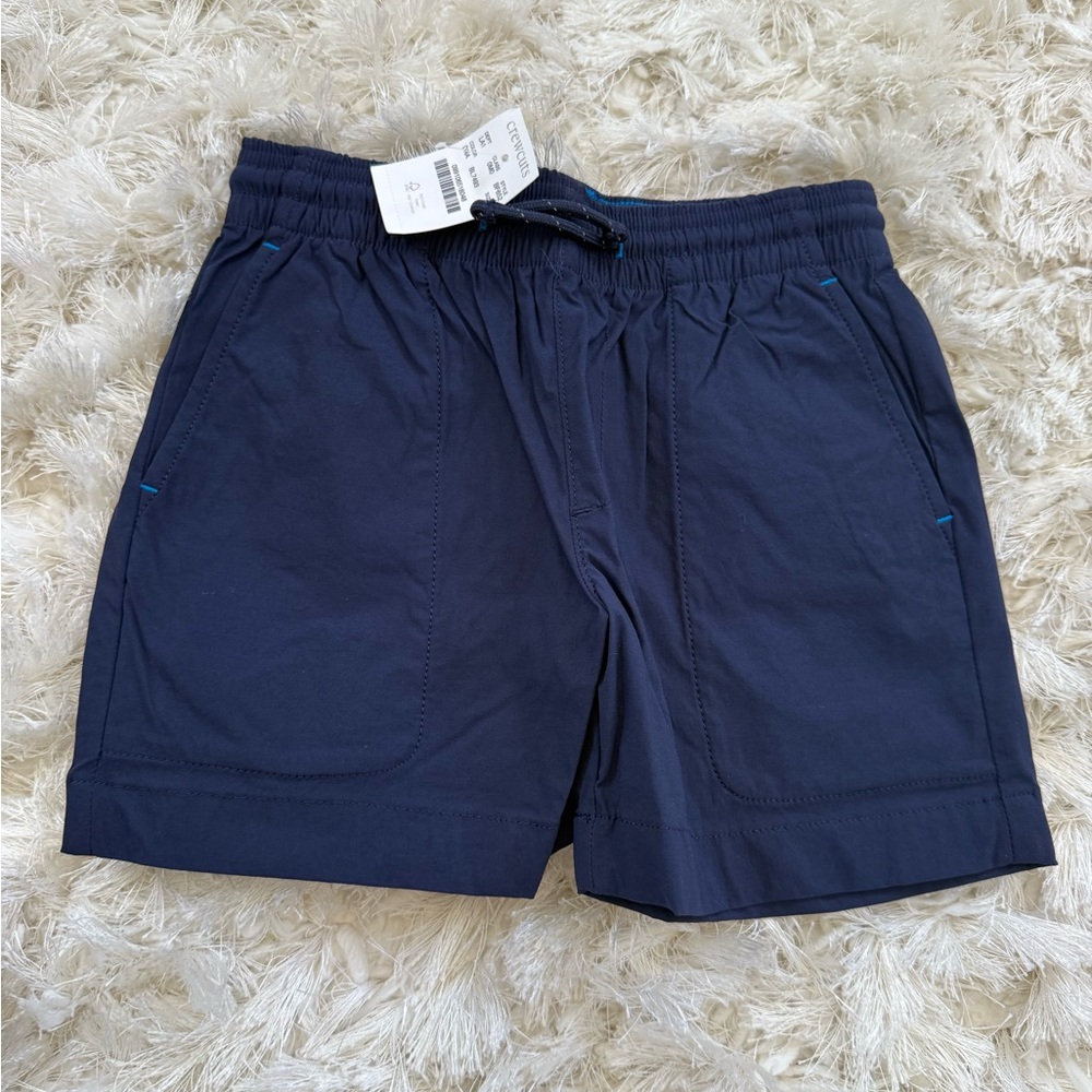 NWT Crewcuts Navy pull on shorts.